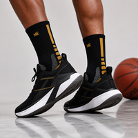 Calcetines de punto por sublimación OEM al por mayor para hombre y mujer, con parte inferior de rizo, hasta la rodilla, de diseño personalizado, deportivos, para ciclismo.