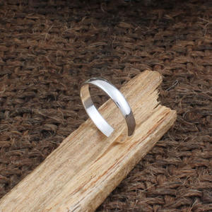 Wholesale 925 Sterling <b>Silver</b> Minimalist Band <b>Ring</b> High Polish Stackable Plain Finger <b>Ring</b> for Women <b>Men</b> Fine Jewelry - Product Image 5
