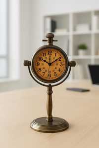 Sustainable Wooden Desk <b>Clock</b> Eco Friendly Home Decor Smart Table <b>Clocks</b> - Product Image 2
