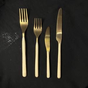 Stainless Steel Luxury Cutlery Custom <b>Flatware</b> Wedding Decor for Gold Color Dishwasher Safe Sustainable Restaurant Hotel Wedding - Product Image 3