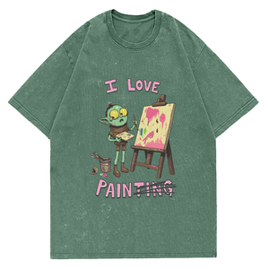 Camiseta Oversize 100% Algodón, 180-300gsm, Peso Pesado, con Relieve 3D, Diseño Gráfico Personalizado, Premium, para Hombre y Mujer, Casual - Product Image 5