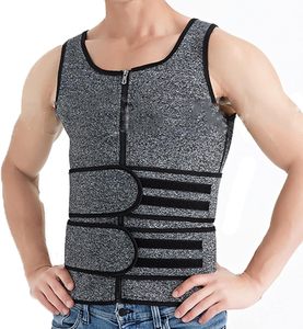 Wholesale Men's Sauna <b>Vest</b> Sweat Body Shaper Waist Trainer Tank <b>Top</b> Slimming Tummy Control For Gym - Product Image 2