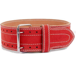 Cinturón de Levantamiento de Pesas de Cuero con Soporte Lumbar para Entrenamiento de Fuerza, Ideal para el Año Nuevo - Product Image 4