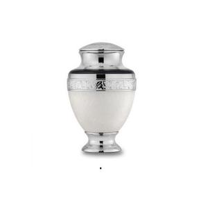 Stone Pattern Metal Cremation Urn <b>Ashes</b> Memorial <b>Keepsake</b> Vessel Adult Burial Remembrance Container - Product Image 4