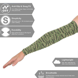 Manchons de bras respirants et sans couture pour le cyclisme et le basketball avec protection UV et compression - Unisexe - Product Image 6