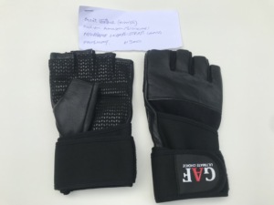 GAF Weightlifting Outdoor <b>Hand</b> Gloves Custom Unisex Polyester Non-Slip Half Finger - Product Image 5
