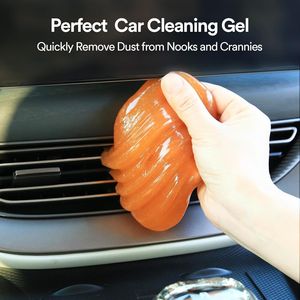 Kit de nettoyage de voiture en gel, outils de detailing automobile avec pâte nettoyante pour l'intérieur et accessoires de nettoyage - Product Image 1