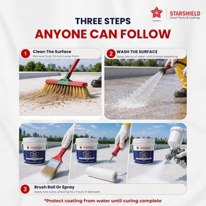 Energy Saving Waterproof Roof Coating for Cool Roofs Terraces and Buildings with Heat Reflective Protection - Product Image 6