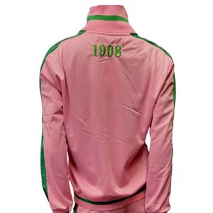 Pink AKA Vintage <b>Track</b> Suit Women Two Piece Tracksuit Set <b>Jacket</b> Jogger Pants Casual Sportswear Fashion Apparel Wholesale - Product Image 5