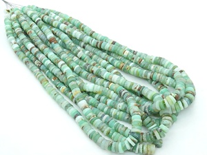 Crisoprasa Verde Natural Mate Pulida en Forma de Moneda, Hilo de 16 Pulgadas de Piedras Preciosas Sueltas, Certificadas por Terceros para Fabricación de Joyas DIY - Product Image 4