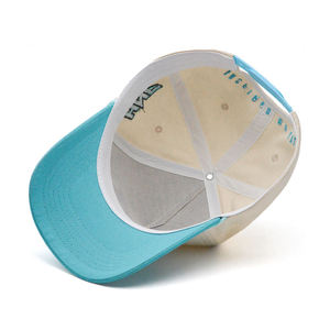 Casquette de baseball unisexe personnalisée à 5 panneaux en polyester/coton avec logo brodé, réglable, à fermeture snapback, pour l'extérieur - Product Image 3