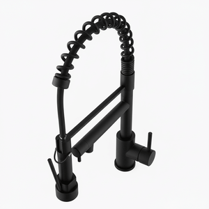 Rubinetto da Cucina Monocomando con Doccetta Estraibile, Controllo Touch, Acciaio Inox Lucido, 2 Funzioni, Collo Flessibile, Monoforo - Product Image 4