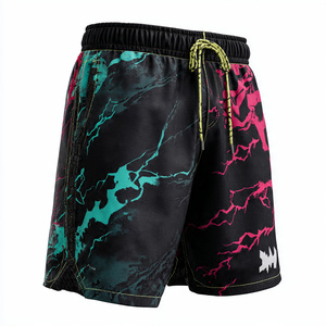 OEM Drawstring Waist MMA Shorts Men Fighter Shorts Men's Kick Boxing Fighting Shorts Martial Arts Wear High Quality MMA Short - Product Image 2