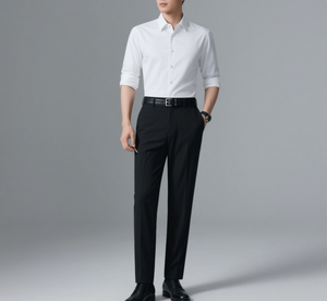 <b>Man</b> Dress <b>Pant</b> Casual Slim Trousers <b>Man</b> Dress <b>Pant</b> Formal Business Office <b>Pants</b> Straight Leg Lightweight Breathable <b>Stretch</b> Work - Product Image 3