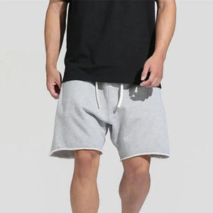 Pantalones Cortos de Algodón Terry con Lavado Ácido para Hombre Kivotech, de Algodón Grueso, Estilo Holgado, Cintura Media, Ropa Urbana, Lavado Vintage, Tallas Grandes - Product Image 4