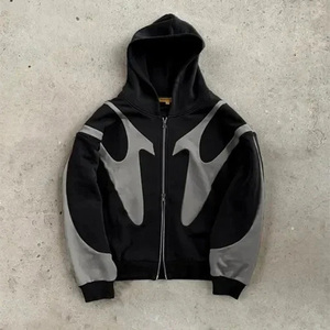 Sudadera con capucha y cremallera personalizada Dream para hombre, estilo oversize, de punto, streetwear, 100% algodón, vintage, con forro, holgada, estilo otoñal - Product Image 4