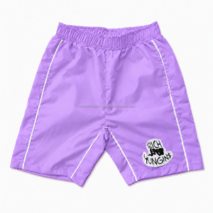 Shorts pour hommes en nylon personnalisés, été, élasthanne, coupe-vent, polyester, cargo, brillants, 100% nylon - Product Image 2