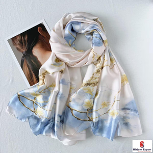 Premium Luxury Printed Long <b>Scarf</b> Soft Fabric Head <b>Scarf</b> Custom Branding White Label OEM ODM Textile Manufacturer Export - Product Image 6
