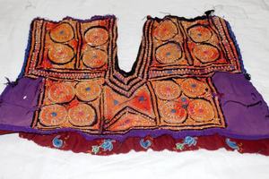 Banjara Neck Yoke Zari Patch Tribal Patch Mirror Neck Yoke Bohemian Clothing - Product Image 5