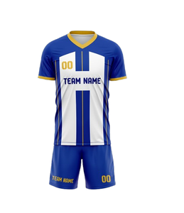 Uniformes de football de haute qualité pour hommes et femmes, vêtements de sport respirants et légers à séchage rapide, uniforme de football unisexe pour équipe de club - Product Image 3