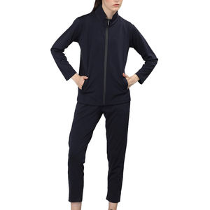 ชุดวอร์มแฟชั่น HAMIO SPORTS แบบ unisex สกรีนโลโก้ได้ตามต้องการ กางเกงกีฬาปักลาย เสื้อฮู้ดซิปแขนยาว ชุดสองชิ้น - Product Image 2