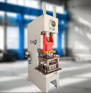 เครื่องผลิตภาชนะอลูมิเนียมฟอยล์อัตโนมัติความเร็วสูง กำลังการผลิต 60 ชิ้นต่อนาที ระดับอุตสาหกรรม สำหรับผลิตถาดอาหารสีเงิน - Product Image 2