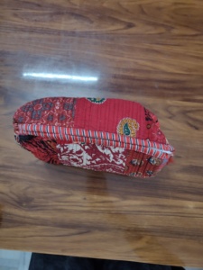 Pochette en écorce de maïs, pochette à maquillage durable, sac matelassé souple et portable, étui cosmétique léger, vente en gros - Product Image 3