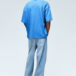 เสื้อยืดผู้ชายขายส่ง ผ้าฝ้าย 100% คอกลม รับทำโลโก้ OEM สีและดีไซน์ตามสั่ง - Product Image 3