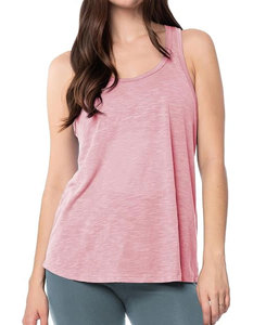 Women's Racerback Tank <b>Tops</b> Solid Color Breathable Knitted Active Wear Sporty Style Hollow Out Design Multi Colors Available - Product Image 2