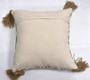 Funda de Cojín de Yute Ecológica, Hecha a Mano, Decorativa, para Sala de Estar, Dormitorio, Decoración del Hogar - Product Image 4