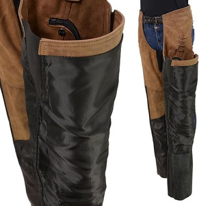 Samroz Sports Leather Premium Leather Motorcycle <b>Riding</b> <b>Chaps</b> for Women Bikers - Product Image 4