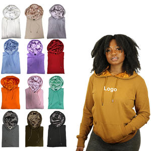 Sudadera con Capucha para Hombre, Color Sólido, Corte Regular, Informal, Tejida, de Forro Polar, para Otoño, con Forro de Satén - Product Image 6