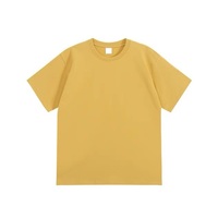 T-shirt à manches courtes en coton lourd 400g, col rond, épaules tombantes, broderie personnalisée du logo OEM, fabriqué en Chine par BD China Factory.