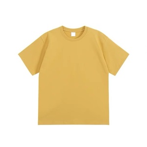 Camiseta de manga corta con cuello redondo y hombros caídos, de algodón grueso de 400g para verano, con logotipo bordado personalizado OEM de la fábrica BD China. - Product Image 6