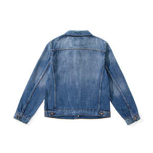 High Quality Breathable Men's <b>Winter</b> Denim <b>Jacket</b> <b>Waterproof</b> Hip Hop Style Zipper Front Button Customizable Letter V-neck <b>Jacket</b> - Product Image 2