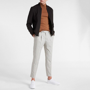 Pantalones Casuales Blancos para Hombre Active Squad, Corte Slim Recto, Tela de Algodón 100%, Cierre de Botones, Forro Polar, para Verano - Product Image 2