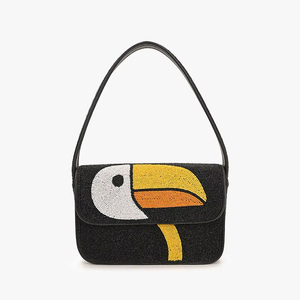 กระเป๋าลูกปัดทำมือแบบสั่งทำพิเศษ กระเป๋าถือลูกปัดสำหรับผู้หญิง ส่งออกจากอินเดีย - Product Image 1