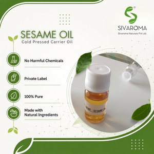 Premium Sesame Oil for Bulk Supply Suitable for Cosmetic Personal Care Hair Care Manufacturing and Private Label Solutions - Product Image 1