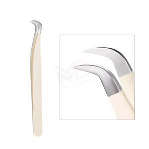 Pince à extensions de cils pour artistes et stylistes, idéale pour le salon de maquillage, pince à cils marque privée - Product Image 2