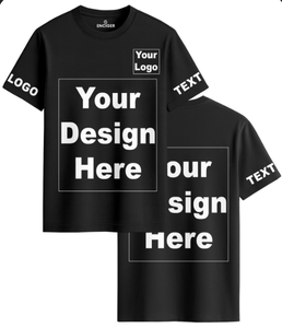 Camiseta de Manga Corta para Hombre, Cuello Redondo, Tejido de Punto 100% Sólido, con Logotipo Personalizado, 220g, Producción en Fábrica, Ropa al Por Mayor, OEM, ODM - Product Image 2