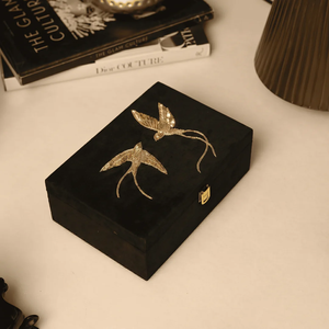Caja de Almacenamiento de Joyas de Tela con Cuentas Hecha a Mano por Artesanos - Decoración Moderna para el Hogar, Embalaje de Regalo, Tamaño y Logotipo Personalizables, Arte y Manualidades - Product Image 4