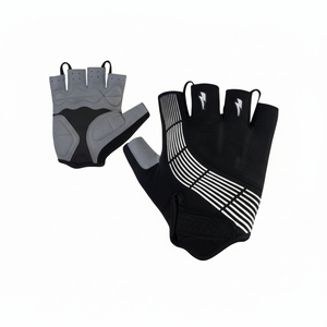 Gants de cyclisme rembourrés à demi-doigts, gants de vélo anti-chocs, antidérapants, respirants, de haute qualité avec OEM - Product Image 6