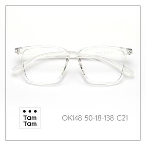 Tam Tam OK148 Rectangle Full Rim <b>Eyeglasses</b> 50-18-138 C12 Anti-Uv Unisex Adult <b>Frames</b> - Product Image 6