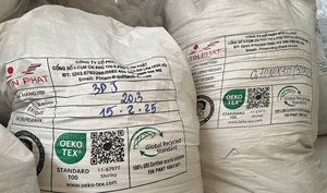 Wellon 0.7D ผสม3D 50%/50% รีไซเคิลคุณภาพดีที่สุดสีขาวราคาแข่งขันได้แบบดิบจากประเทศเวียดนาม - Product Image 4