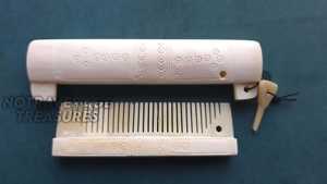 Handmade Viking Bone Comb with Locking <b>Case</b> – Medieval Grooming <b>Tool</b>, Norse Hair Comb - Product Image 2