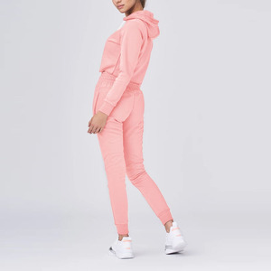 Women <b>Crop</b> Tracksuit Set Side <b>Stripes</b> Casual Athletic Wear Full Sleeve Drawstring Pants Two Piece Outfit <b>Top</b> Trending Wholesale - Product Image 4