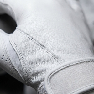 Gants de golf en cuir blancs à doigts entiers, antidérapants, respirants, à enfiler, avec fermeture auto-agrippante, pour droitier, adulte, toutes saisons - Product Image 5