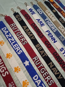 สายกระเป๋าถือลายปักมือรูปนกอินทรีสุดเท่ห์ ปรับระดับได้ สะพายข้างหรือสะพายไหล่ ประดับด้วยลูกปัดเม็ดเล็กๆ แบบสั่งทำพิเศษ - Product Image 3