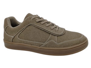 Zapatillas de Tenis con Cordones y Punta Redonda, Suela de Goma Transpirable Cementada/Strobel, Entresuela de EVA, Color Sólido para Todas las Temporadas - Product Image 1