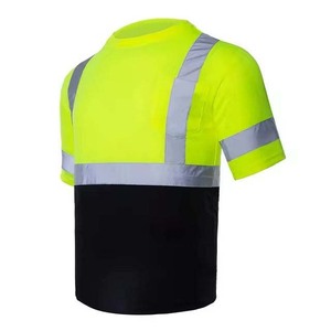 Camiseta de Trabajo Unisex de Alta Visibilidad en Color Naranja, de Algodón, para Trabajo, Precio Económico, Calidad Superior - Product Image 6